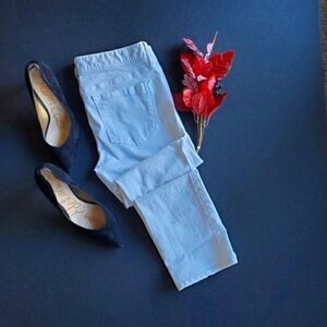 💍Express White Jeans cropped